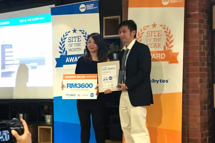 KARUNA won Malaysia Website Awards (MWA) Dec 2017